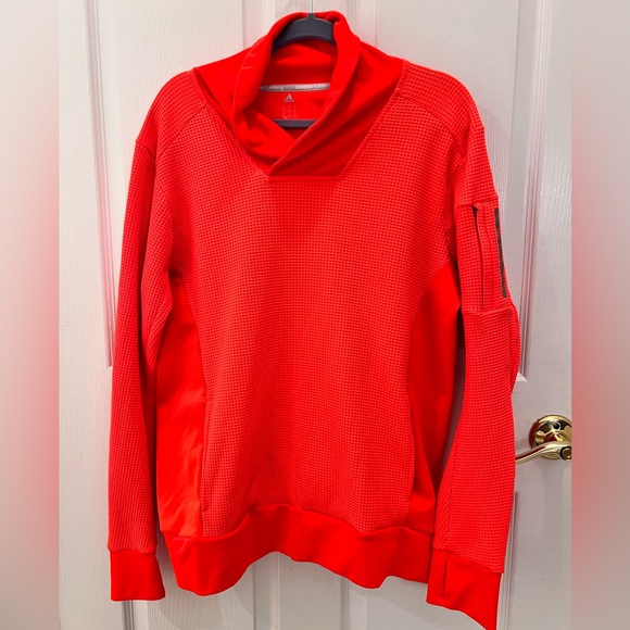 Adidas Running Pullover Top Size XL  Orange - Picture 1 of 8